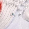Gemsme Larimar Earrings for Women - Hypoallergenic 925 Sterling Silver