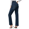AMPOSH Women’s High-Rise Straight Leg Jeans - Comfortable Stretch Denim