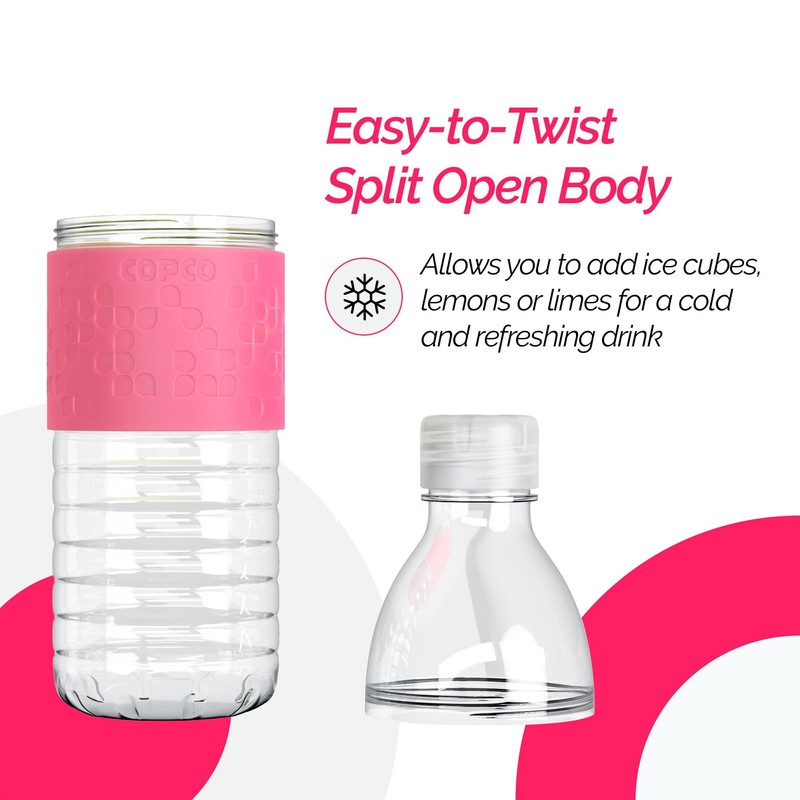 Copco Hydra 16.9 oz Water Bottle with Leak-Proof Lid -