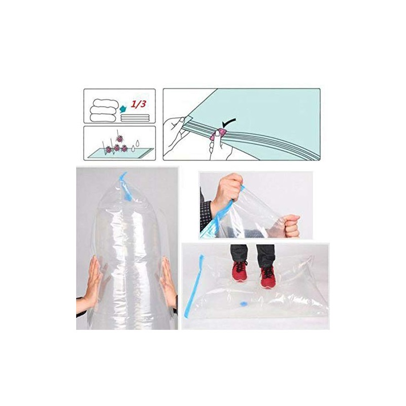 TAHA ® 10 Pack 70 x 50 Vacuum Clothes Storage