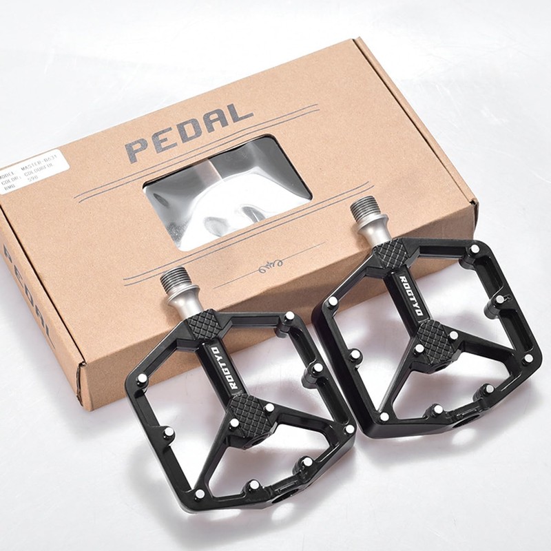Road/Mountain Bike Pedals - 3 Bearings Bicycle Pedals - 9/16”