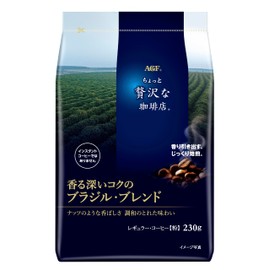 AGF A Little Luxurious Coffee Regular Coffee, Deep Fragrant Brazilian Blend, 8.1 oz (230 g)