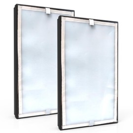 EzLfGre P300 / C380 Filter Replacement Fit for Elechomes P300 and Storebary C380 Air Purifier, 4-in-1 H13 True HEPA, 2 Pack