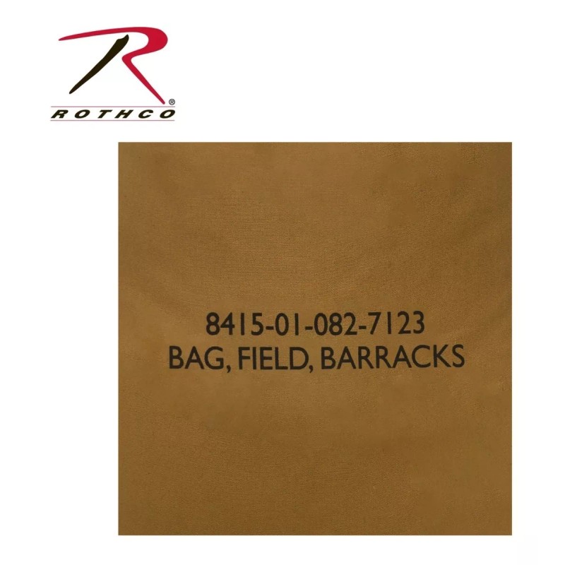 Rothco Bolsa Saco Costal Lona Tipo Cuartel Mediana 46x68 Rothco