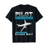 Futuro Pilota Aereo in Volo Aeroporto Copilota Regalo Pilota Maglietta