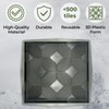 BETONEX Plastic Molds Concrete Patio Paving Mold Slabs Chestnut -
