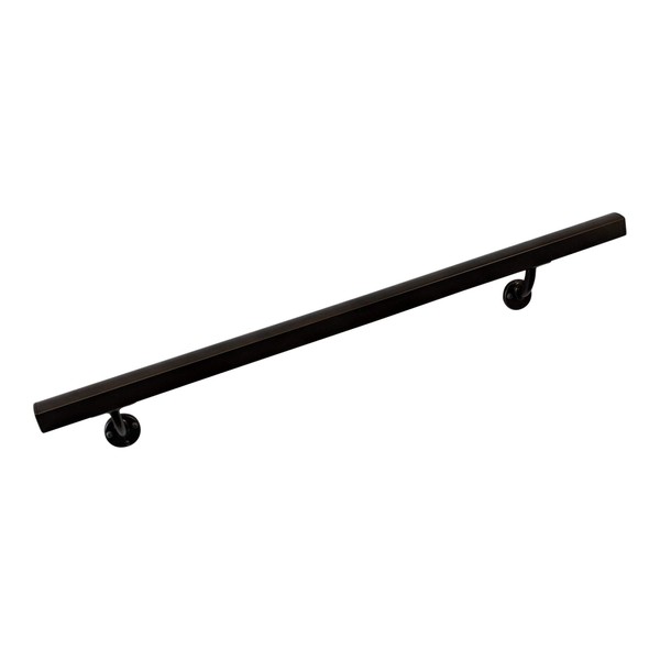 Aluminum Handrail Direct AHR 3' Handrail Section with Mounts -