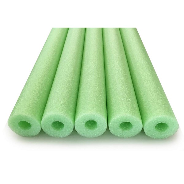 Oodles of Noodles Deluxe Foam Pool Swim Noodles - 5 Pack 52 Inch Wholesale Pricing Lime Green
