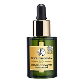 Tesori di Provenza Organic Youth Extract, Anti-Ageing and Padding, for Regeneration-Needed Skin, with Hyaluronic Acid and Organic Olive Oil, 30 ml