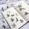 Seal-do Made in Japan Banana Paper Flake Stickers Emperor Penguin