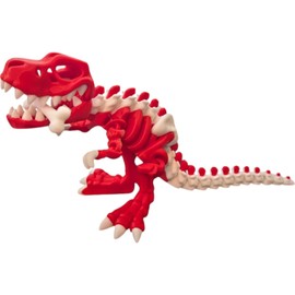 Figura T-Rex de esqueleto articulado – Colmillo carmesí – Dinosaurio prehistórico coleccionable para adolescentes y adultos – Alivio del estrés y coleccionable – Impresión 3D en Canadá