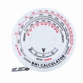 Haosie Tape Measure Body, BMI Body Tape Measure, 150 cm Retractable Body Fat Measuring Tool for Waist Circumference Body Mass Index Measurement with Bmi Calculator