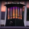 PIC Solar Flame Effect Patio Lantern Bug Zapper, ½ Acre
