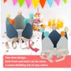 Zocipro Birthday Crown Hats for Kids, Reusable Birthday Baby Crown