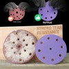 5 Inch 9 Hole Sanding Discs Purple Sanding Disc 220