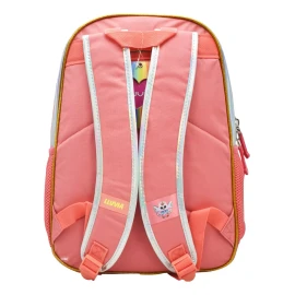 Lluvia Mochila Lechuza Peluche 3d Rosa Tornasol Primaria Lluvia Diseño De La Tela Peluche, Tornasol, 3d
