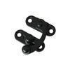 DGBRSM 2pcs Antique Hook Hasp Latch Black Padlock Hasp Hook