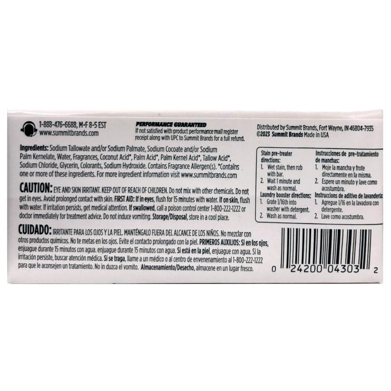 Fels Naptha Laundry Soap Bar & Stain Remover - Pack