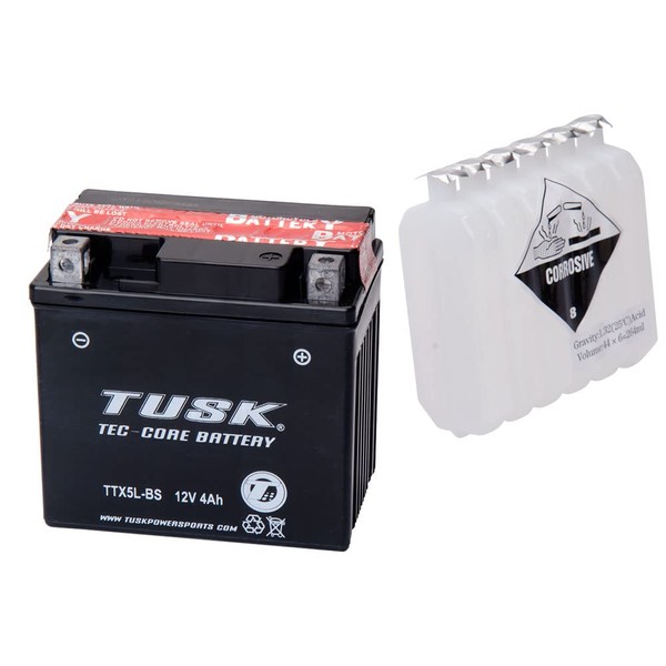TUSK Tec-Core Battery with Acid TTX5LBS Maintenance-Free for KTM 500
