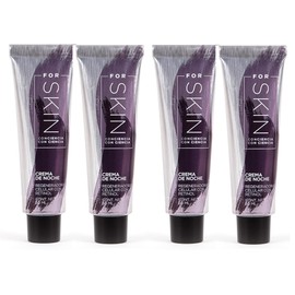 Kit 4 Cremas Faciales de Noche, Hidratacin y Renovacin Nocturna con Retinol y Niacinamida, Todo Tipo de Piel, Cuidado Facial para Uso Nocturno, 60 ml 