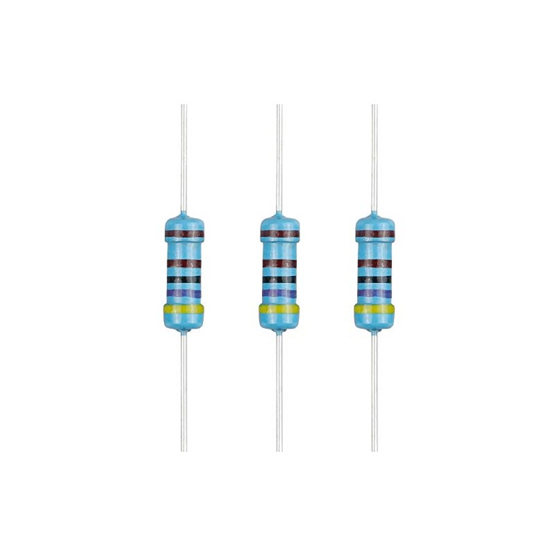 EDGELEC 100pcs 4.7K ohm Resistor 1/2w (0.5Watt) ±1% Tolerance Metal