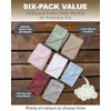 Soft Touch Newborn Essentials 100% Cotton Baby Muslin Cloths 6