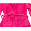 Leveret Kids Robe Boys Girls Solid Hooded Fleece Sleep Robe