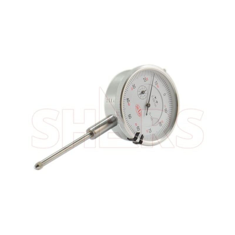 Shars 1" Dial Indicator .001" Long Stem ADG2 Standard for