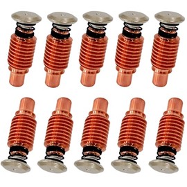 MAUTO 10Pcs 220971 Electrodes Fit 125 Plasma Cutting Torch Consumable