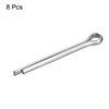 sourcing map Split Cotter Pin, 6mm x 60mm Stainless Steel