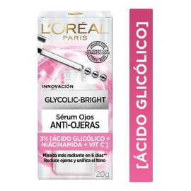 Sérum Anti-ojeras Glycolic Bright Loréal Paris                                                                                                        