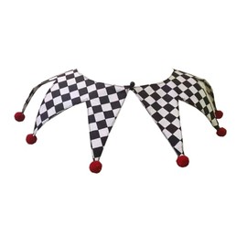 CAMDOM Christmas Clown Collar Jester Costume Accessories