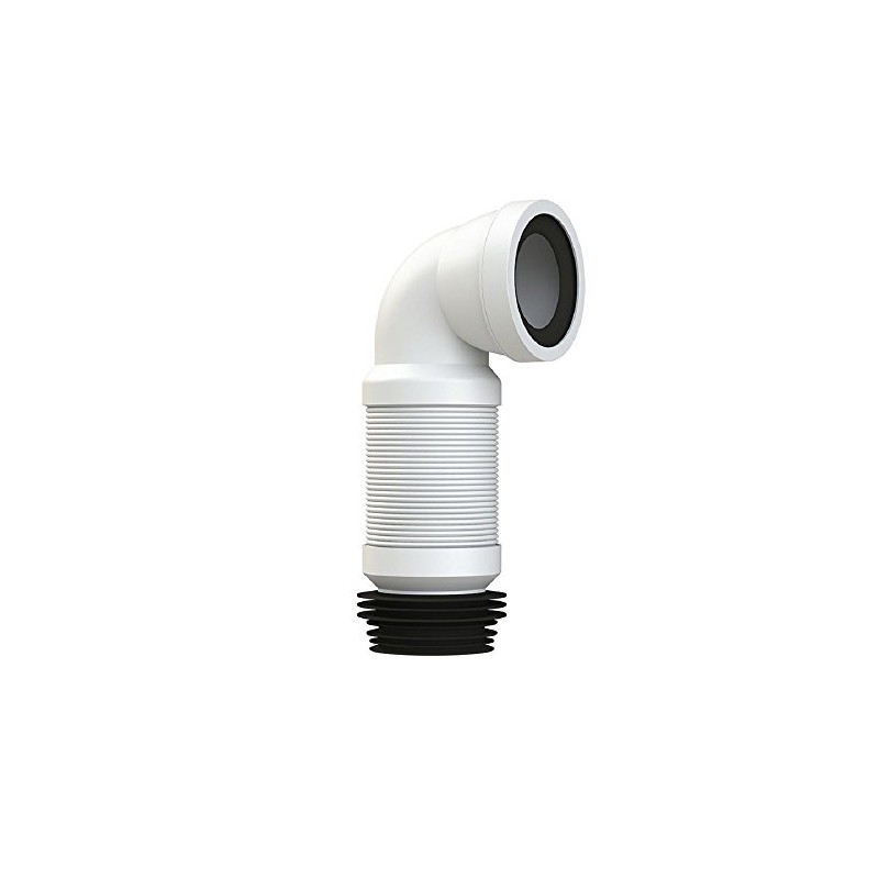 Viva 90° Angle Slinky-FIT Flexible WC Pan Connector 300Mm -