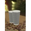 Golden Spoon 50 Pack Disposable Stylish Paper Coffee Cups 16