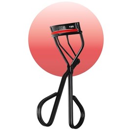 Rephr 18R - Rizador de pestañas con doble barril con 5 almohadillas de recarga, revestimiento duradero mejorado, curvatura estrecha (ajuste compacto)