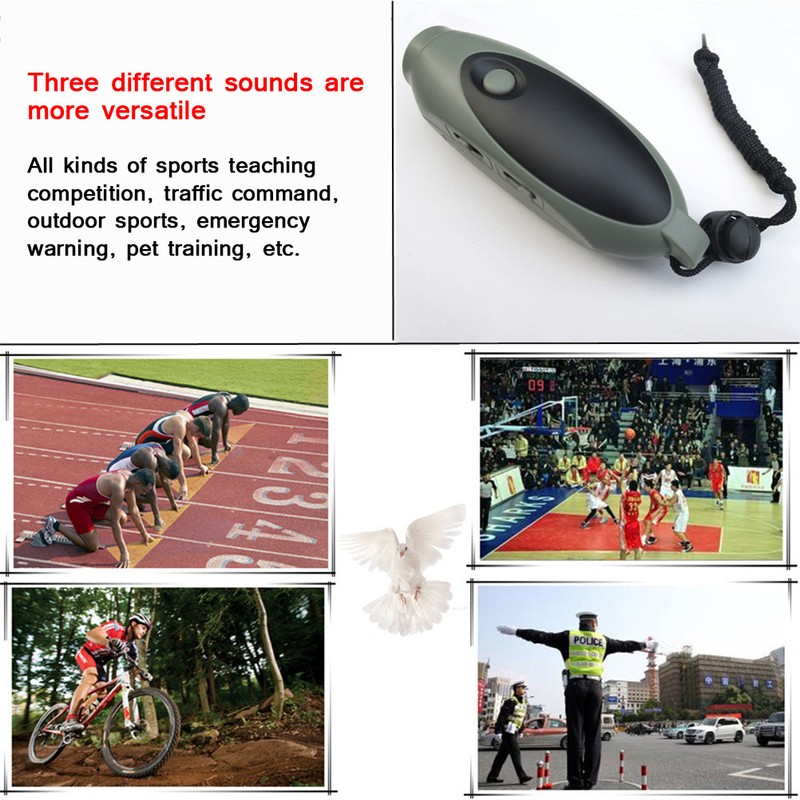 Professional Electronic Whistle Referee Plastic Whistle for Outdoor Survival Sport