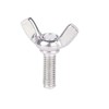 10 Pcs M8 Carbon Steel Zinc Plating Wing Butterfly Screws