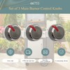 luclyyasys Upgraded 66753 Main Burner Control Knob Set for E/S-240,E/S-340,E/S-440,E/S-640