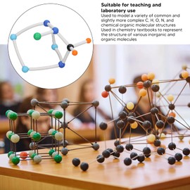 Molecular Structure Model 3D Modeling PP Vivid Color Inorganic Chemistry Tutorials Strong Bond Chemistry Model Kit for Teachers Learning