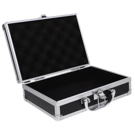 Mikinona Multi Functional Handheld Aluminium Tool Briefcase Durable Storage Box for Gadgets Electronics and Accessories 24x17x8cm