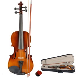 Ktaxon 3/4 Violin for Beginners, Fiddle for Students and Enthusiasts, Acoustic Violin Kit with Case, Bow, Rosin & Manual