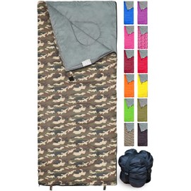REVALCAMP Sleeping Bag Indoor & Outdoor Use - Navy Seal Style Camouflage. Great for Kids, Boys, Girls, Teens & Adults. Ultralight and Compact Bags are Perfect for Hiking, Backpacking & Camping