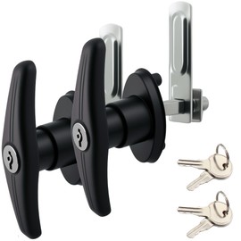 YSMITH T Handle Lock Truck Topper Cap Canopy Camper Shell Replacement Latch Fit for Bauer Leer and Century Caps, 2 Pack