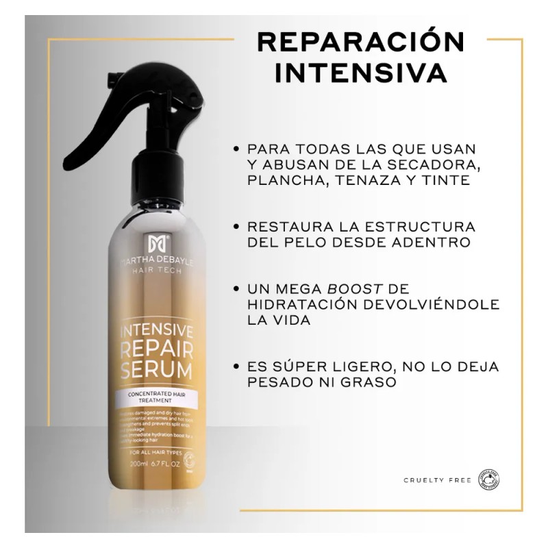 MARTHA DEBAYLE HAIR TECH Intensive Repair Serum Tratamiento Capilar. Suero