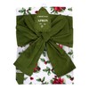 Green And Red Festive Apron Christmas Dinner Cotton With Pockets