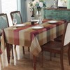 SASTYBALE Rectangle Tablecloth Checkered Style Polyester Table Cloth Spillproof Wrinkle