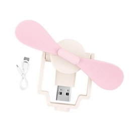 Fenteer Mini Camping Fan Portable Cute Versatile Lightweight USB Cooling Fan for Camping Survival Living Room Indoor Outdoor Garden