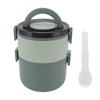 Stackable Lunch Box 1600ml Dual Layers Stainless Steel BPA Free