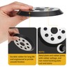 Gnellkoor 2 Pack 5" 8 Hole Hook & Loop Replacement