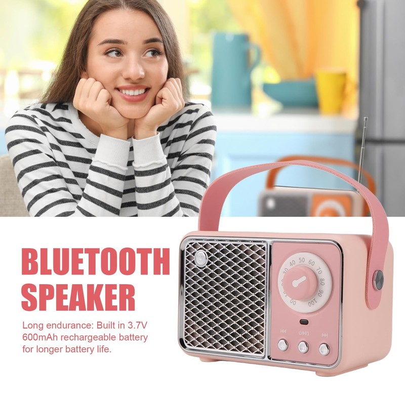 Daiilg Bluetooth Speaker Portable Sound Speaker Music Wireless Radio FM